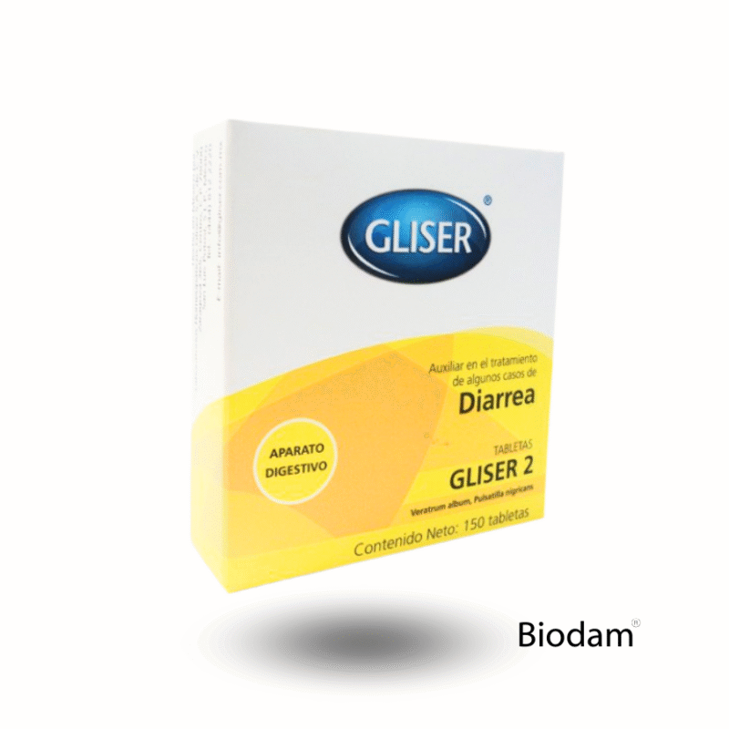 GLISER 2 DIARREA 150 tabs