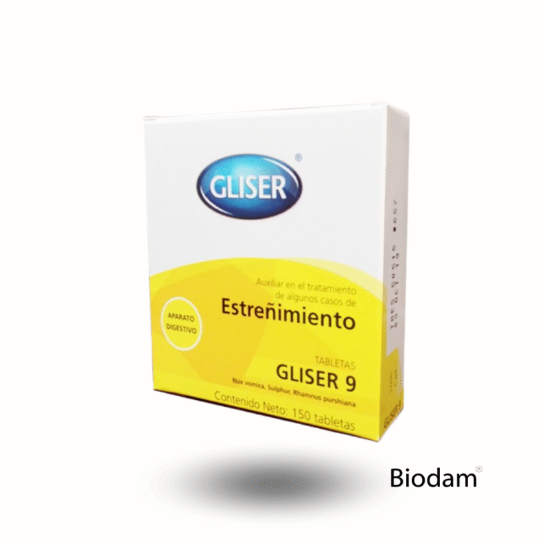 GLISER 9 ESTREÑIMIENTO 150 tabs