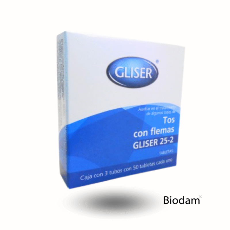 GLISER 25-2 TOS CON FLEMAS 150 tabs