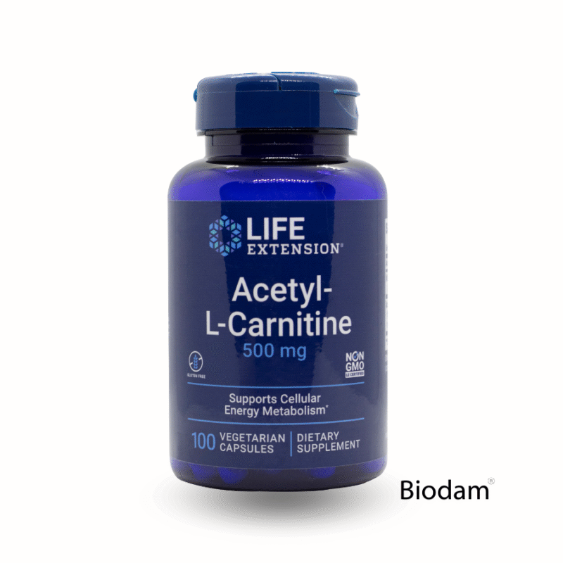 ACETIL L- CARNITINA 500 mg LE 100 caps LIFE EXTENSION