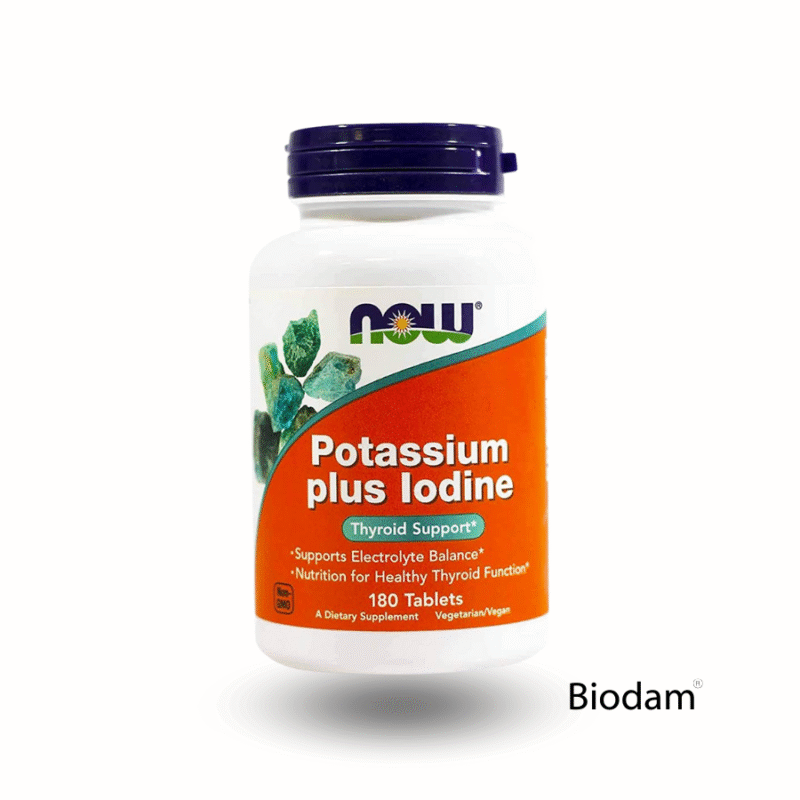 POTASSIUM PLUS IODINE 180 tabs NOW