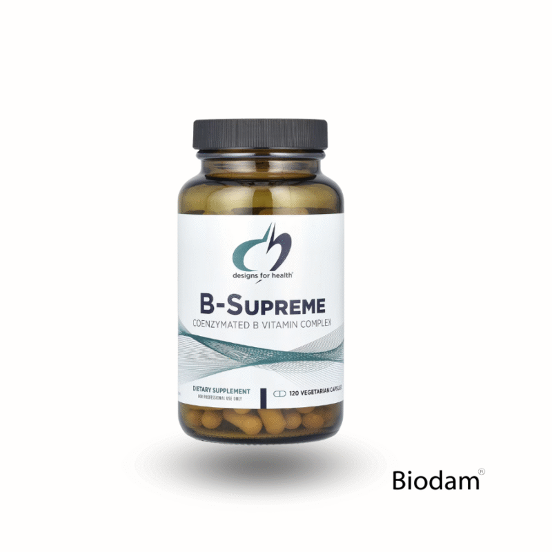 B SUPREME COMPLEX 60 caps DESIGNS FOR HEALTH